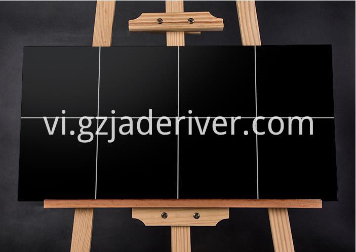 Black Square Mosaic Tile